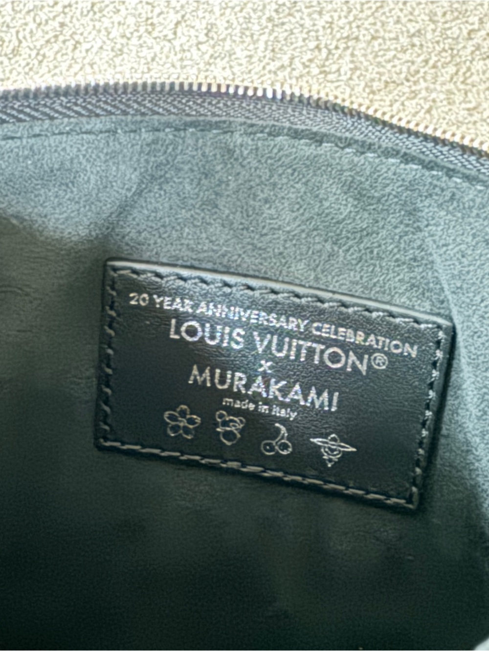 Louis Vuitton Black Multicolor Monogram Wristlet Pochette - Picture 4 of 8